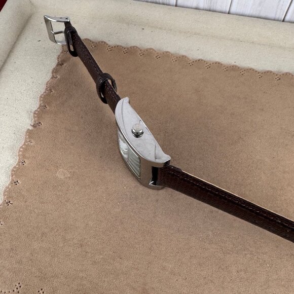 Vintage PAOLO GUCCI Designed Modern Chronograph Silver Tone Watch - Picture 4 of 8